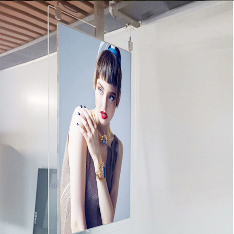 55-inch hanging double-sided advertising screen digital signage customization