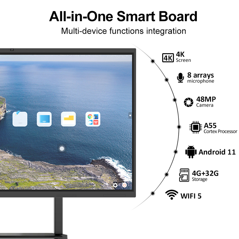 55-inch intelligent teaching and conference all-in-one machine