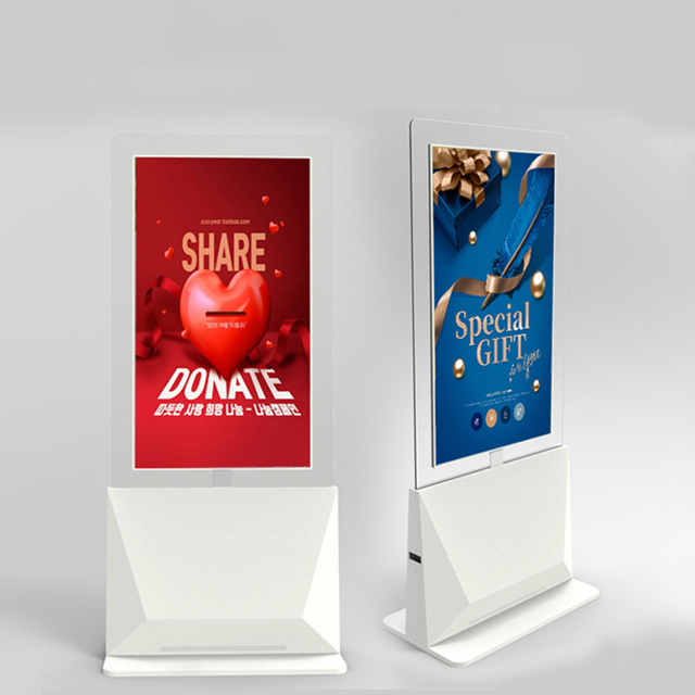Ultra-thin vertical double-sided screen digital signage customization