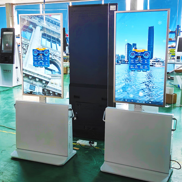 Ultra-thin vertical double-sided screen digital signage customization